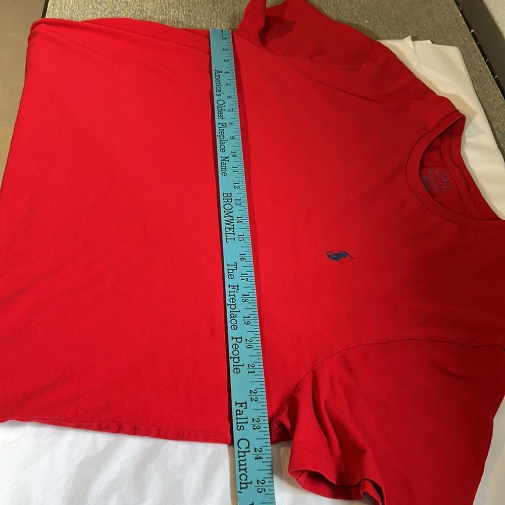 POLO Ralph Lauren red short sleeve shirt size XL